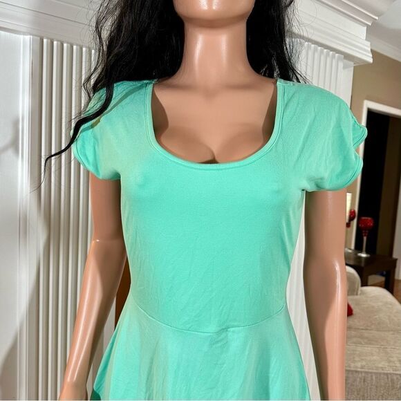 Super soft mint open ladder back dress - Picture 3 of 9